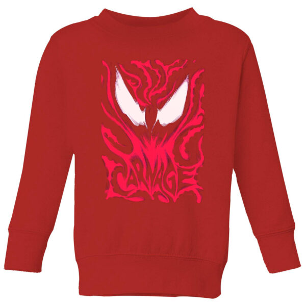 Venom Carnage Kids' Sweatshirt - Red - 3-4 Jahre - Rot