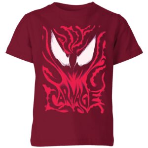 Venom Carnage Kids‘ T-Shirt – Burgundy – 3-4 Jahre – Burgundy