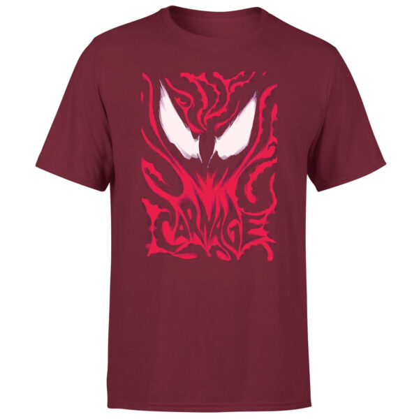 Venom Carnage Men's T-Shirt - Burgundy - XS - Burgundy