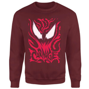 Venom Carnage Sweatshirt – Burgundy – XS – Burgundy