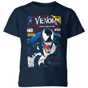 Venom Lethal Protector Kids‘ T-Shirt – Navy – 3-4 Jahre – Marineblau