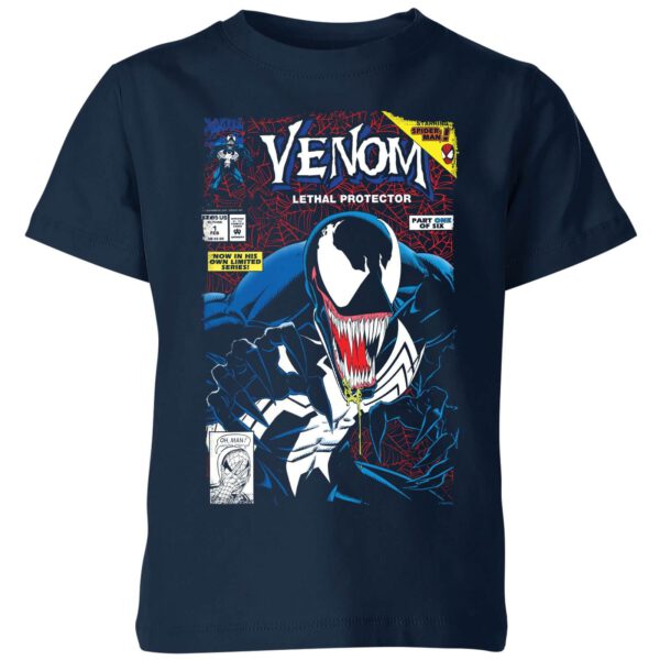 Venom Lethal Protector Kids' T-Shirt - Navy - 3-4 Jahre - Marineblau