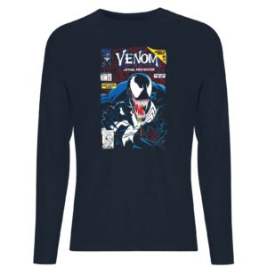 Venom Lethal Protector Men’s Long Sleeve T-Shirt – Navy – S – Marineblau