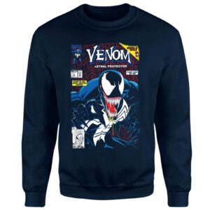 Venom Lethal Protector Sweatshirt – Navy – XS – Marineblau