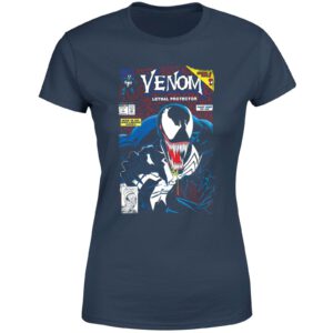 Venom Lethal Protector Women’s T-Shirt – Navy – XS – Marineblau