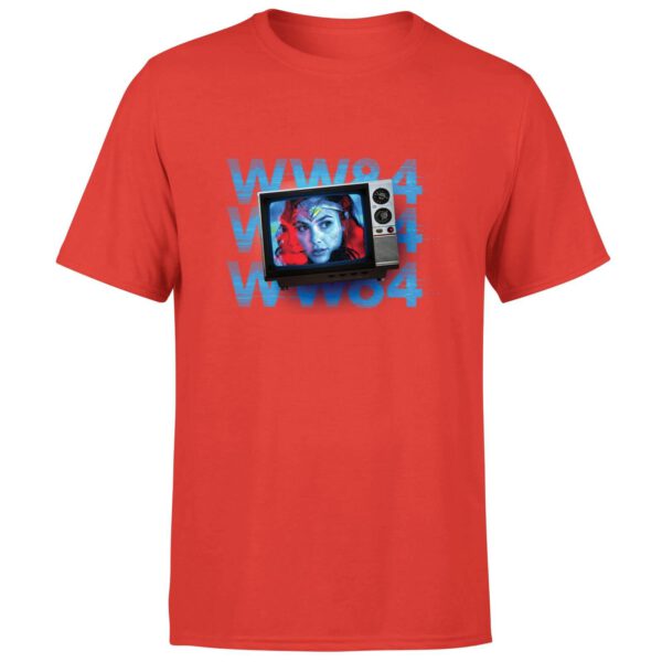 Wonder Woman WW84 Retro TV Herren T-Shirt - Rot - M - Rot