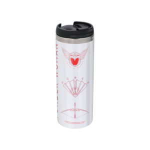 Wonder Woman Woman Of Power Stainless Steel Thermo Travel Tasse – Metallic Finish