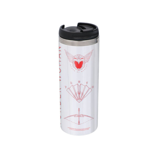 Wonder Woman Woman Of Power Stainless Steel Thermo Travel Tasse - Metallic Finish
