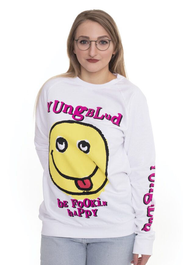 Yungblud - Raver Smile White - Longsleeves